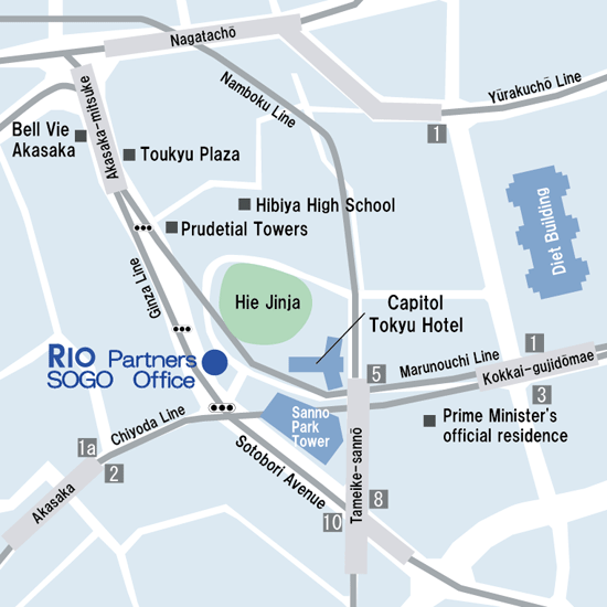 Access map to office